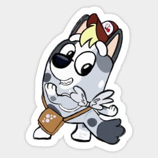 Muffin Derpy Heeler Sticker